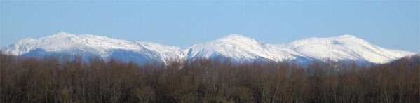 White Mountains seen from Guildhall, VT
